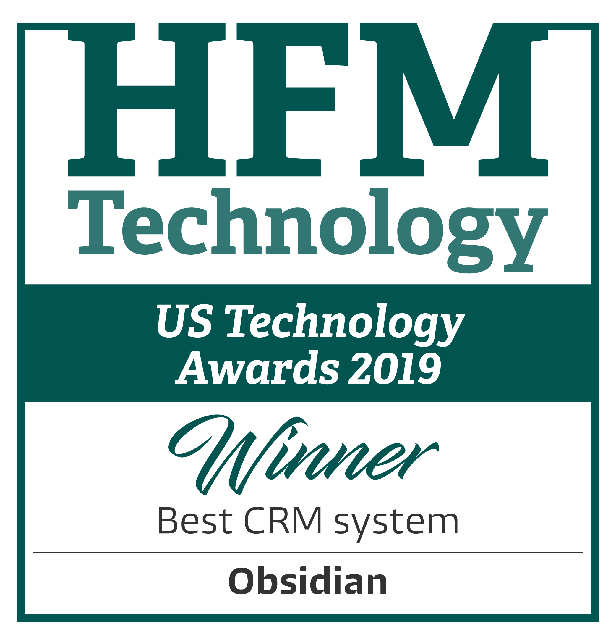 2019 HFMTechnology_Winner CUSTOM Logos_Best CRM system
